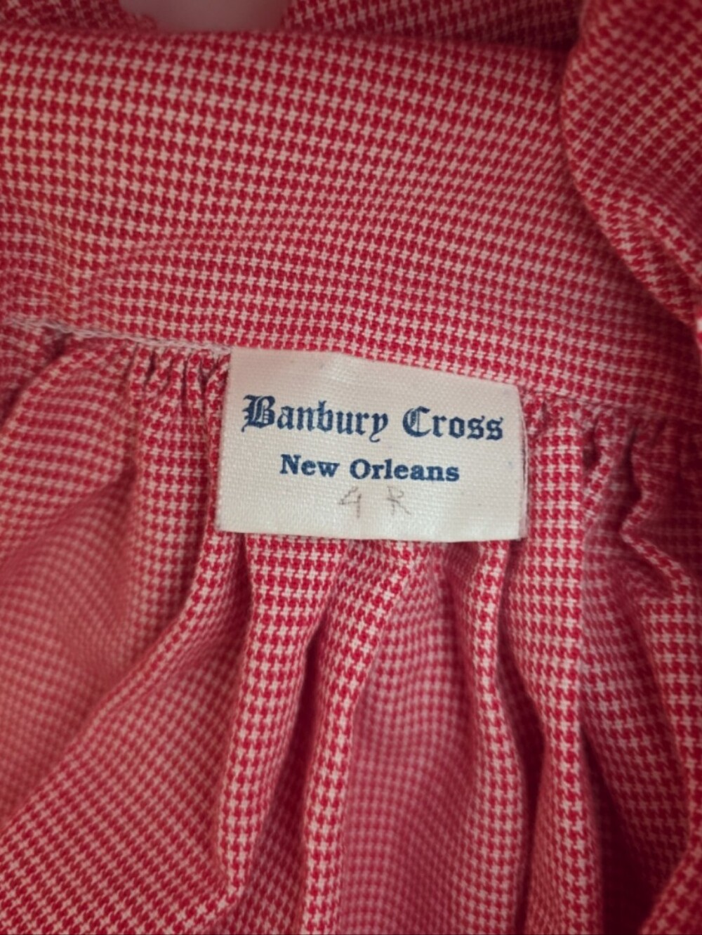 Banbury Cross New Orleans 4 Or 4t Vintage Style Christmas Holly Smocked dress - Picture 5 of 5